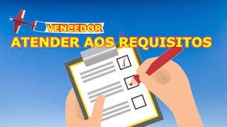 A trajetória de um vencedor. Atenda aos requisitos