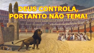 Deus controla, portanto mão tema!
